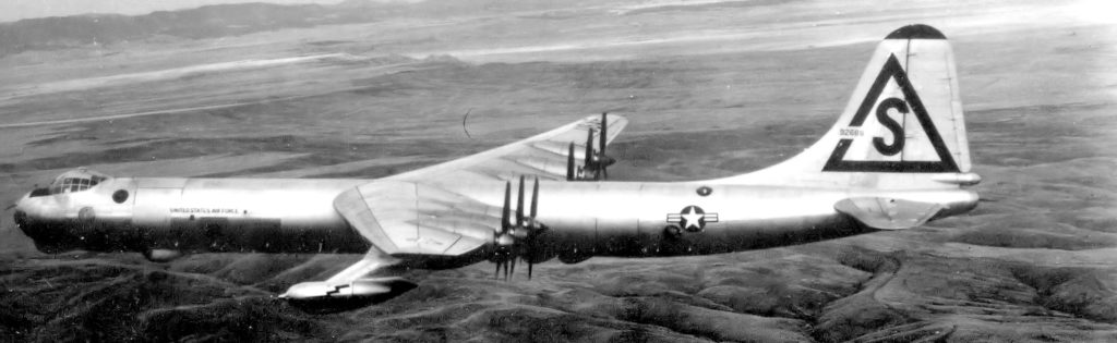 A RB-36 Peacemaker, the reconnaissance variant of the B-36.