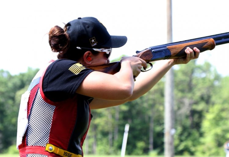 US Army’s Amber English Brings Home the Gold in Skeet Shooting