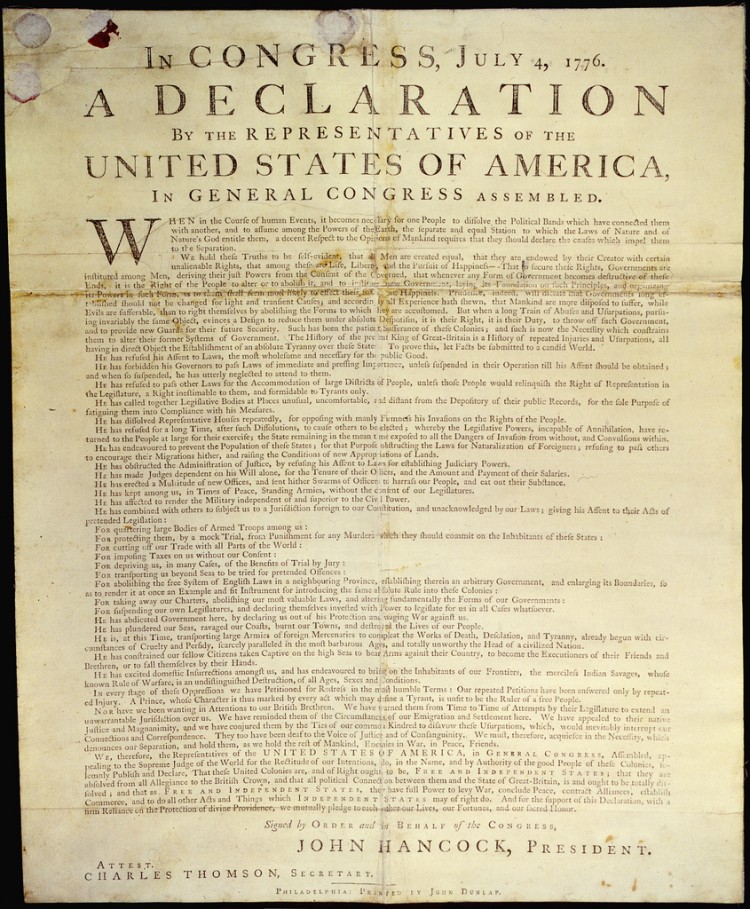 What Was the Slave Trade Passage in the Declaration of Independence?
