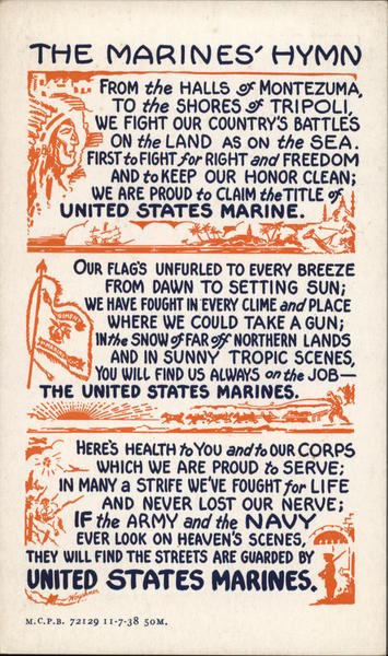 The Marine Corps Hymn