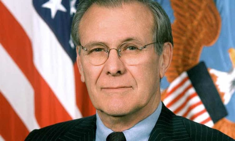 Donald Rumsfeld Has Died Leaving Behind Him a Divisive Legacy