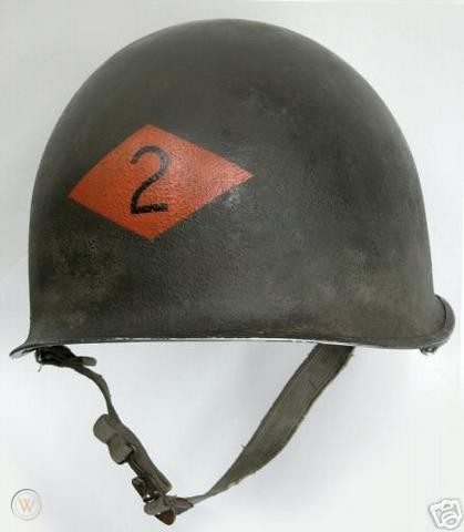 2nd Ranger Battalion WWII helmet