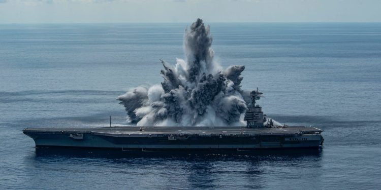 US Navy’s Top Admiral Admits They Crammed Too Much New Tech Onto Their New Aircraft Carrier