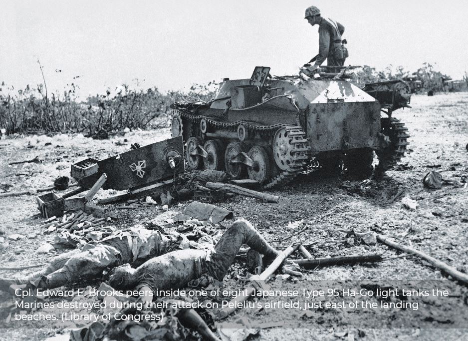 Type 95 Ha-Go light tank Battle of Peleliu
