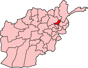 Panjshir Valley Afghanistan map