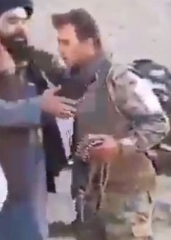 Afghan troops surrender to the Taliban