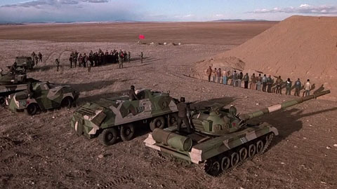 A scene from Red Dawn