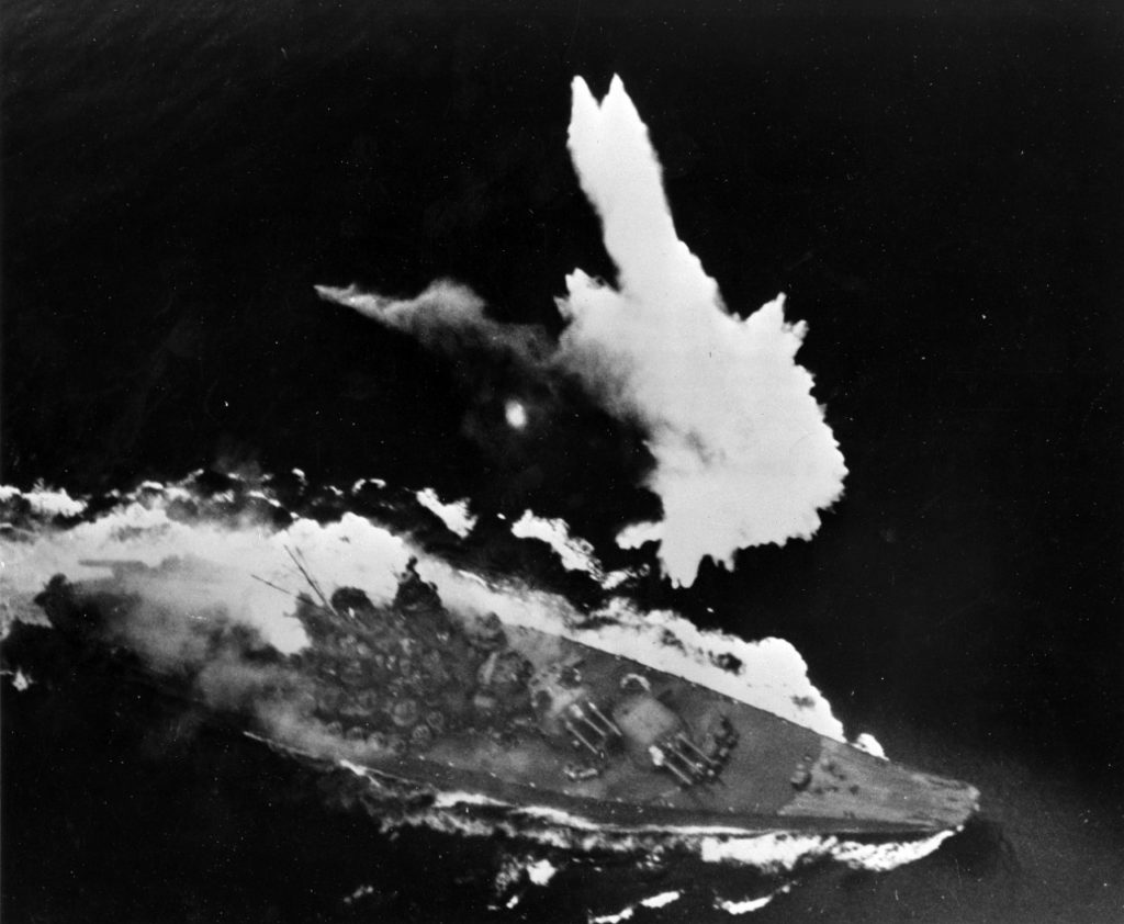 Yamato bombed