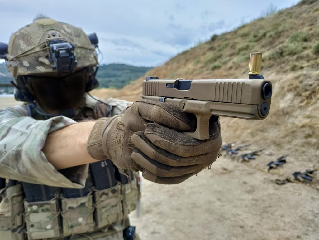trigger exercise coin trick shooting practice Portuguese commando