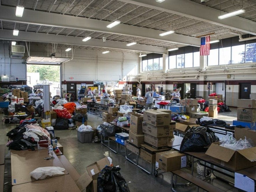 Fort McCoy clothes donations supplies Afghans