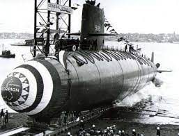 USS Scorpion launch