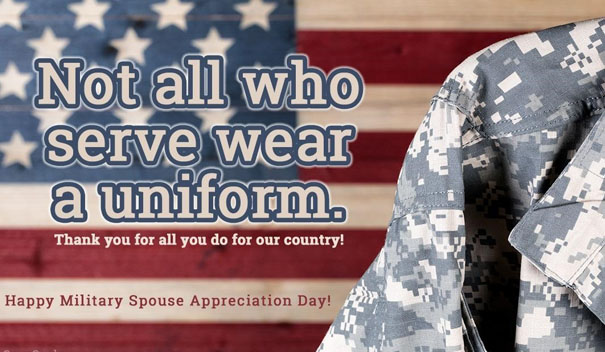 military spouse appreciation day poster