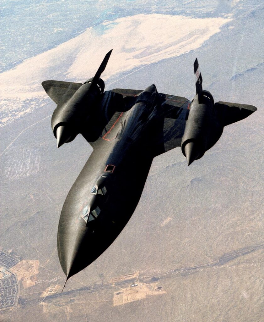 SR-71 Blackbird supersonic jets