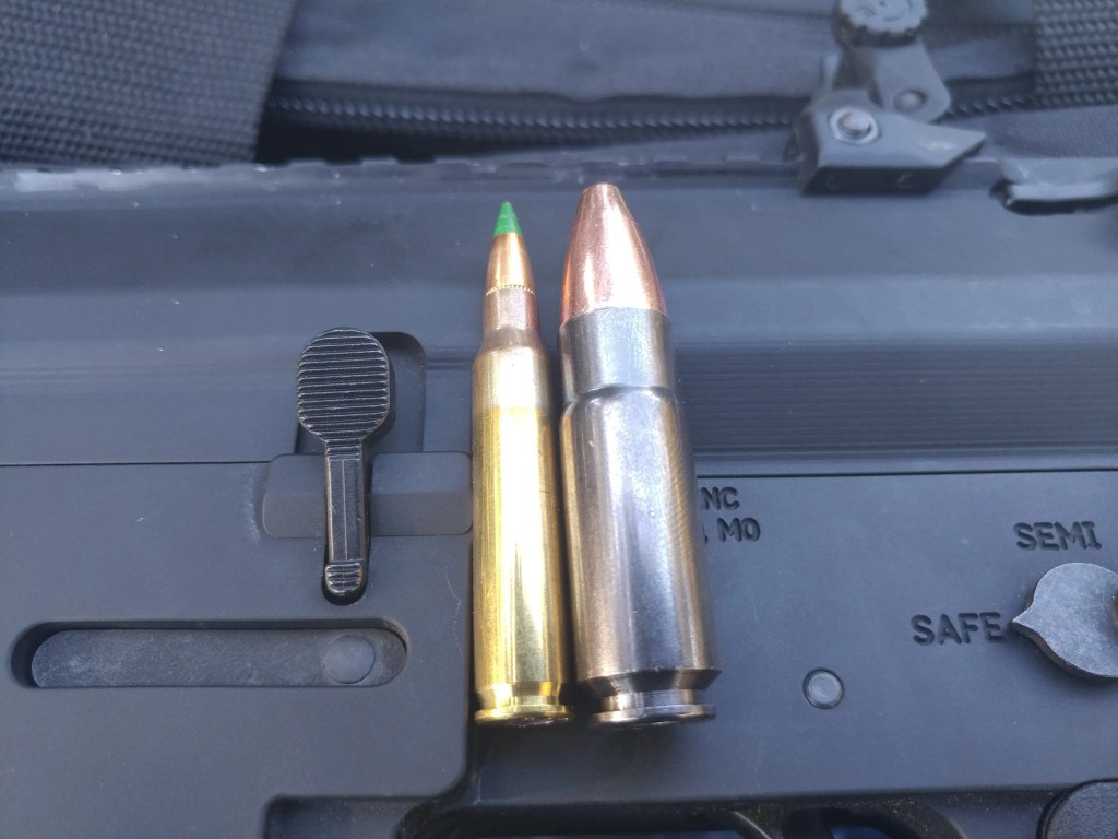 .458 5.56 rounds comparison