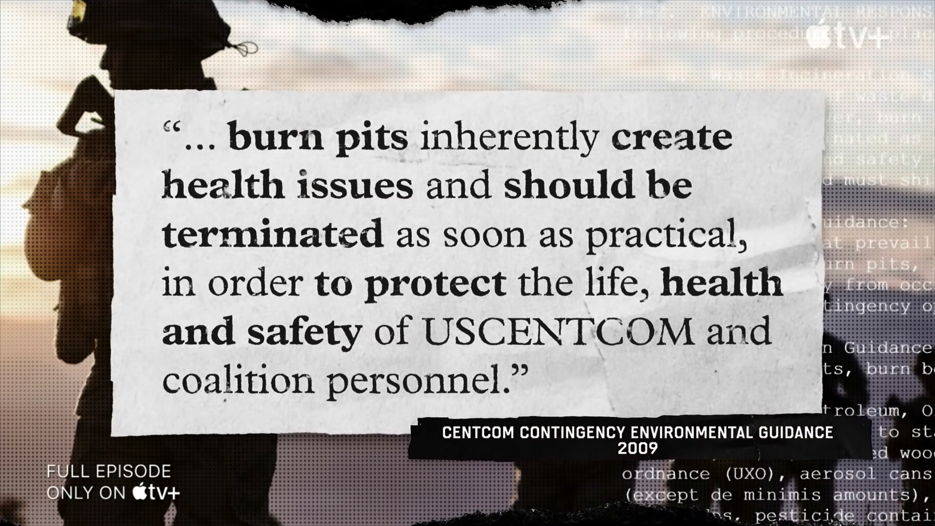 The Problem with Jon Stewart burn pits