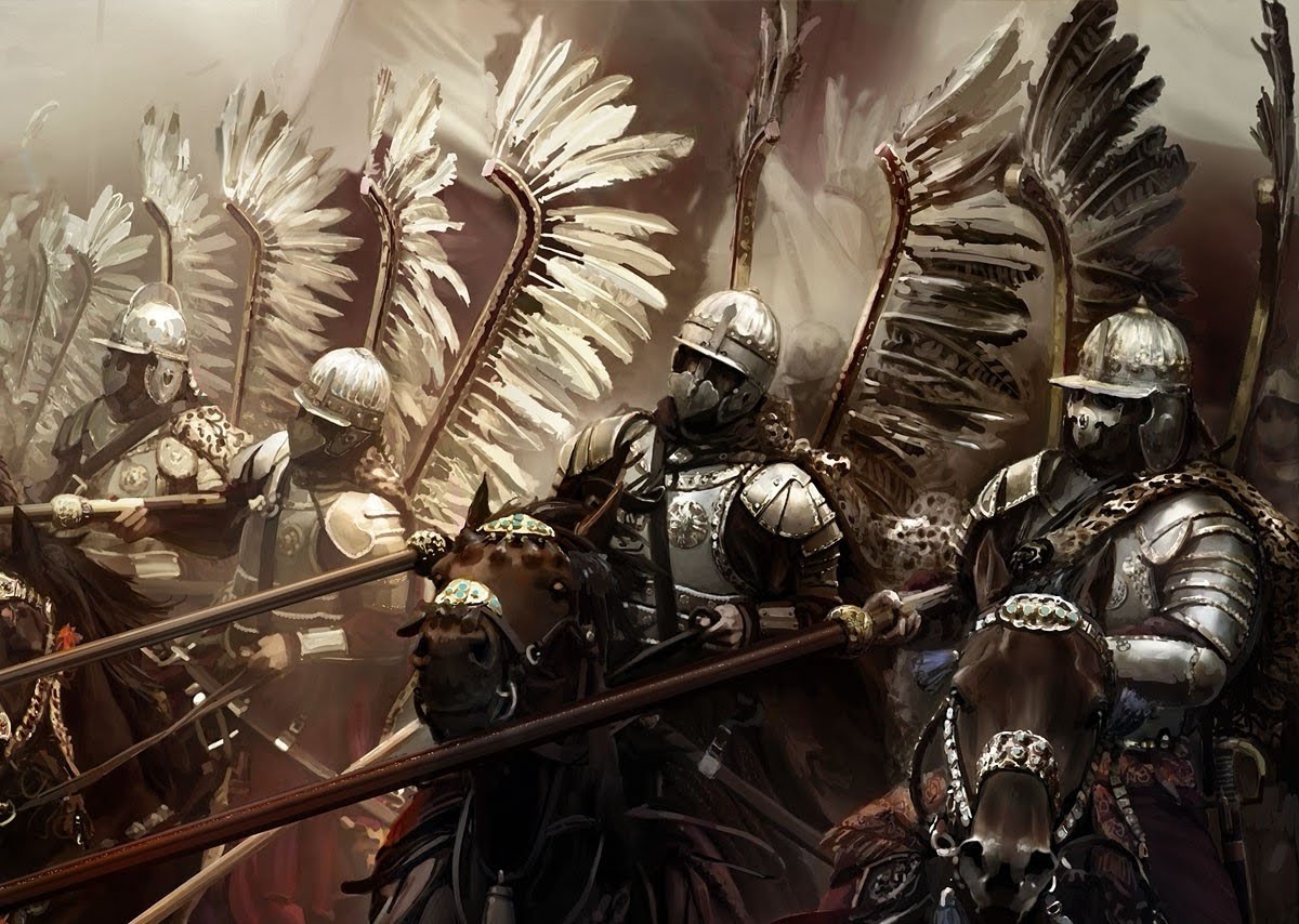 Winged hussars painting