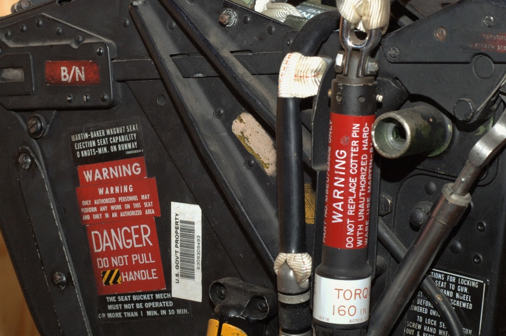 A-6 intruder ejection seat mechanism