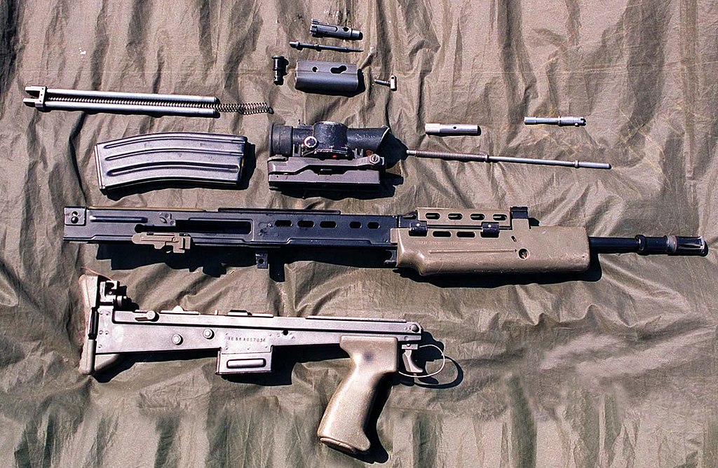 SA80 disassembled