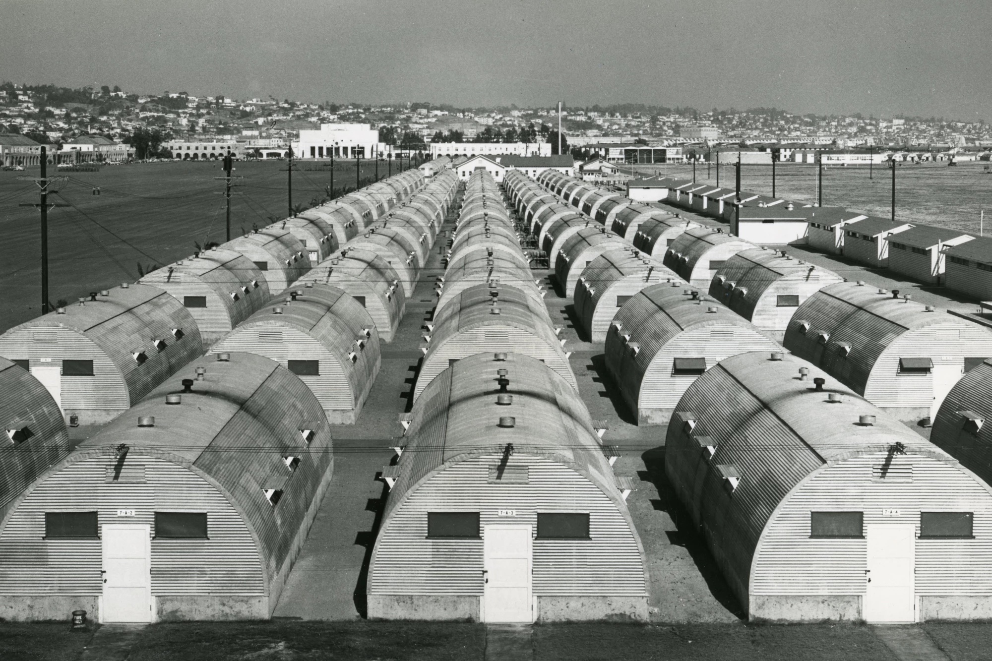 Marine Quonset huts 