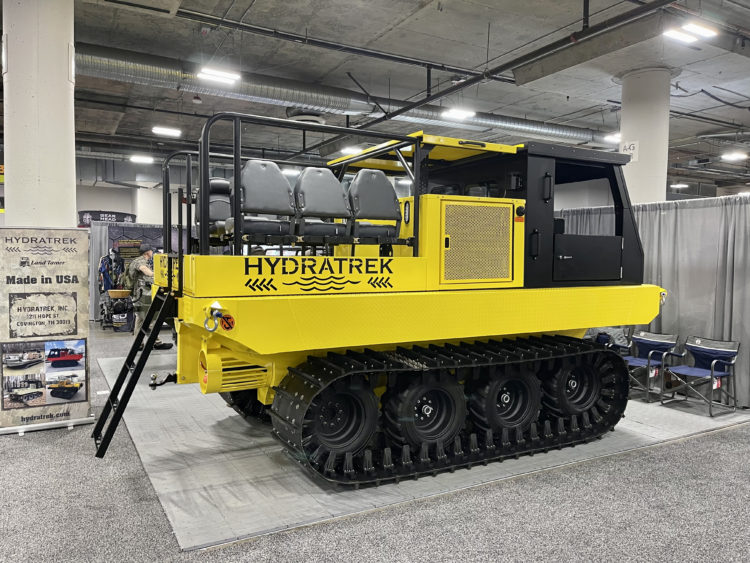 SHOT Show Day 2: Bulletproof Backpacks to Amphibious People Movers