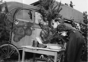 Säkkijärven polka was played with the transmitter of this bus