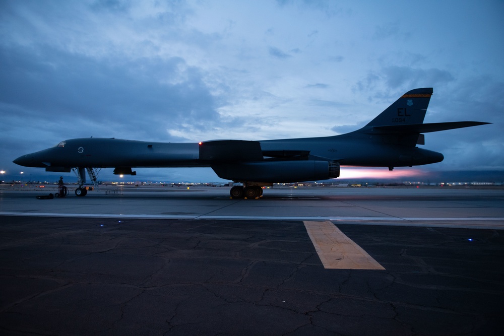 A B-1B Lancer from Ellsworth Air Force Base, South Dakota
