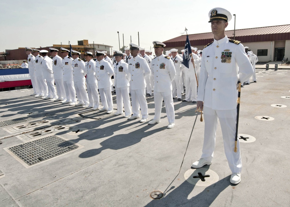 Navy Fires Amphibious Construction Battalion 2 Commander, XO and Master Chief