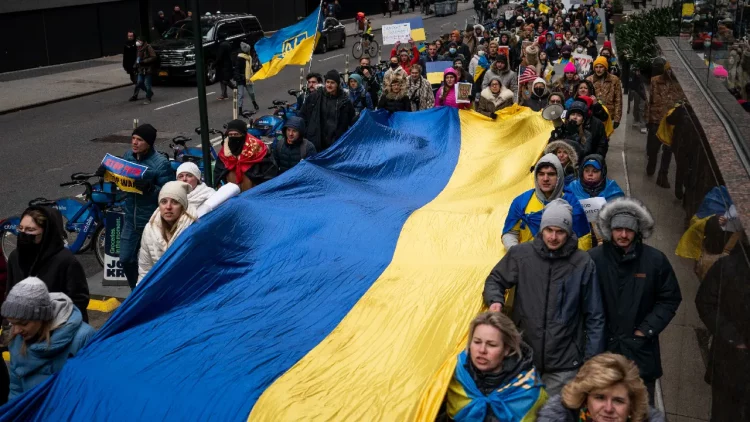 Protests Erupt In Russia And Around The Globe Condemning Russian Invasion Of Ukraine