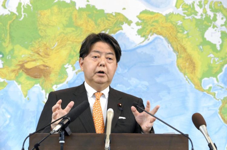 Japan’s Hayashi Calls for Tough Response Against Russian Aggression, says China Is Watching