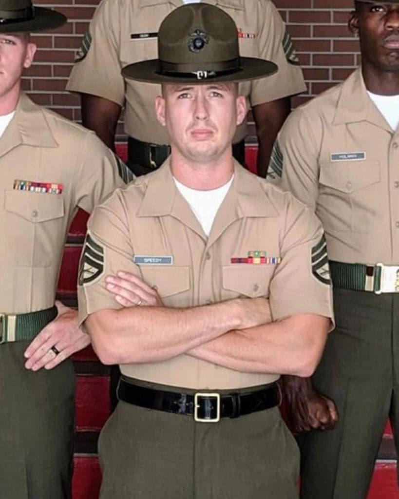Gunnery Sgt. James W. Speedy served as an administrative specialist with Marine Medium Tiltrotor Squadron (VMM) 261, Marine Aircraft Group 26, 2d Marine Aircraft Wing stationed on Marine Corps Air Station New River, North Carolina (DVIDS). Source: https://www.dvidshub.net/image/7100999/marines-identified-mv-22b-osprey-incident