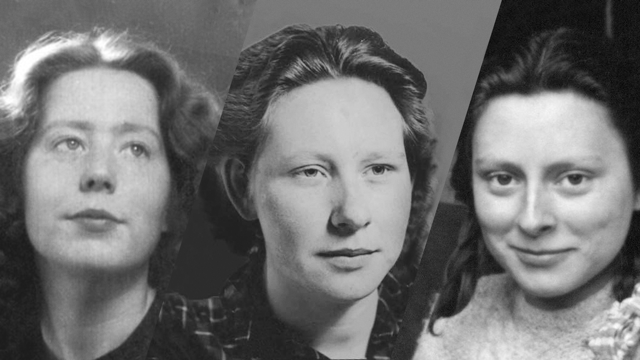 Freddie Oversteegen, Hannie Schaft, and Truus Oversteegen
