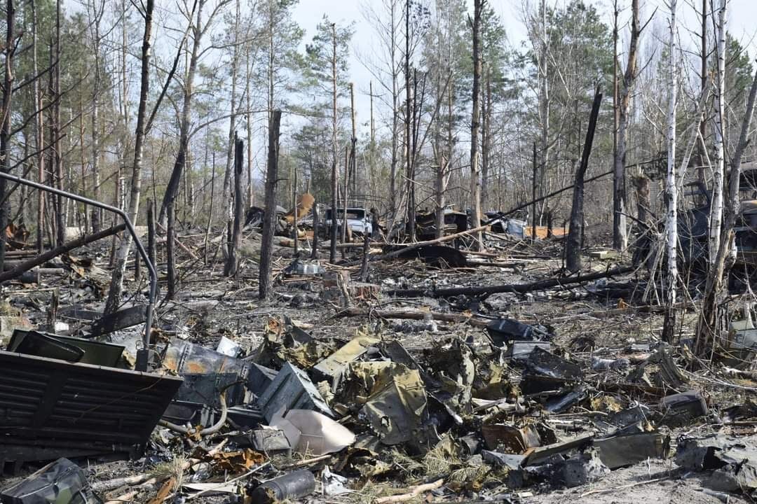 Various military vehicles of the 38th Separate Guards Motorized Rifle Brigade destroyed in Ukraine (СтратКом ЗСУ / AFU StratCom). Source: https://www.facebook.com/photo?fbid=347688127399841&set=pcb.347688167399837