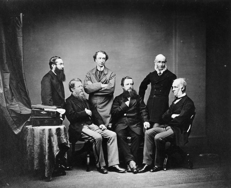 The British High Commissioners for the Treaty of Washington.