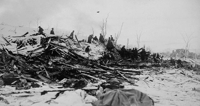 Aftermath of the Halifax Explosion.