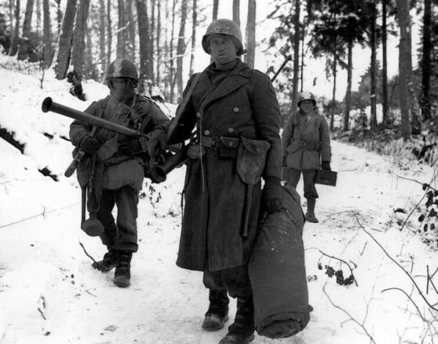 Dec. 16, 1944, with the onset of winter, the German army launched a counteroffensive intended to cut through the Allied forces to turn the tide of the war in Hitler's favor. The battle that ensued is known historically as The Battle of the Bulge. (<a href="https://commons.wikimedia.org/wiki/File:Flickr_-_The_U.S._Army_-_Battle_of_the_Bulge.jpg">The U.S. Army</a>, Public domain, via Wikimedia Commons)