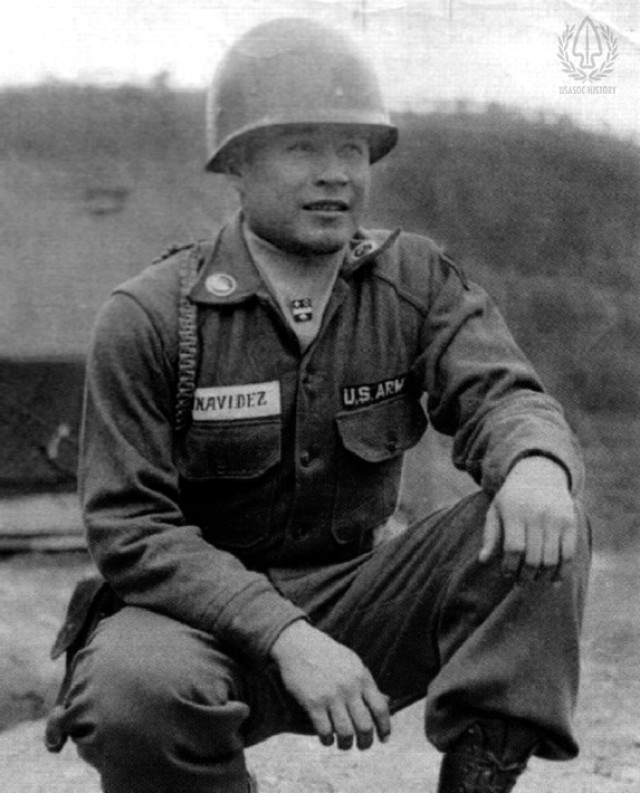 Benavidez as a young soldier. Image credit: army.mil