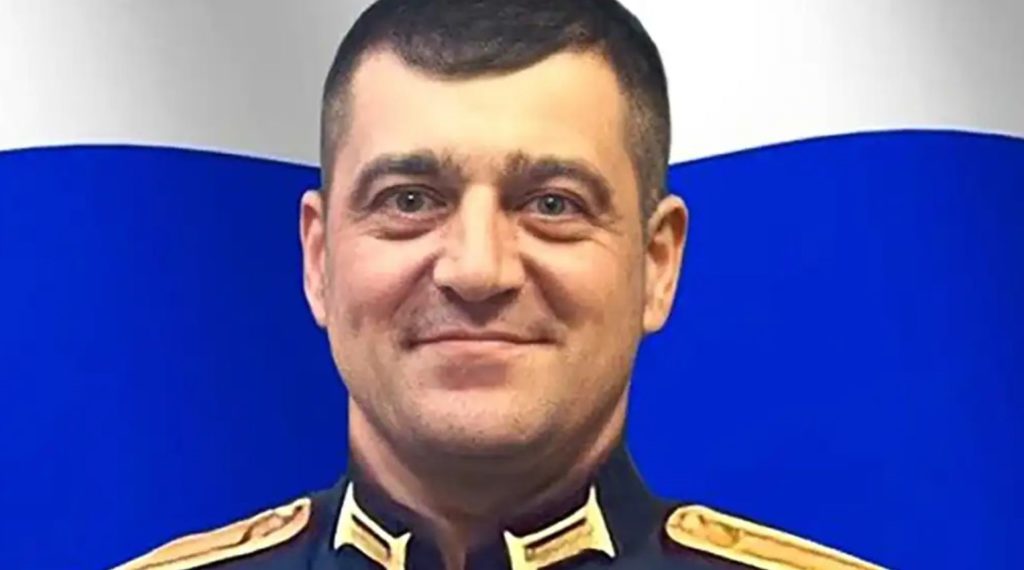 Here he is looking rather smug, not so much now. Lt. Col Savinov was killed during intense fighting with Ukrainian troops last month. Image Credit: standard.co.uk