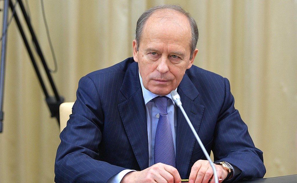 Director of the Federal Security Service Alexander Bortnikov before a meeting of the Security Council of the Russian Federation (Kremlin.ru, CC BY 4.0 , via Wikimedia Commons). Source: https://commons.wikimedia.org/wiki/File:Security_Council_Meeting_2019-11-22_(1).jpg