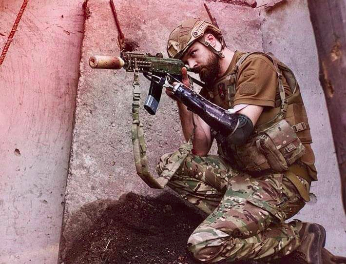 Ilya Samoylenko, intelligence officer of the Azov Regiment (Euromaidan Press). Source: https://twitter.com/EuromaidanPress/status/1523765951585349632