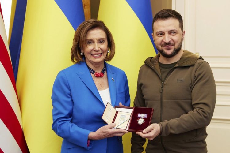 Pelosi Visits Ukraine, Meets With President Zelensky