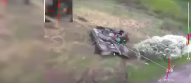 Watch The Switchblade Suicide Drone in Action Against a Russian Tank