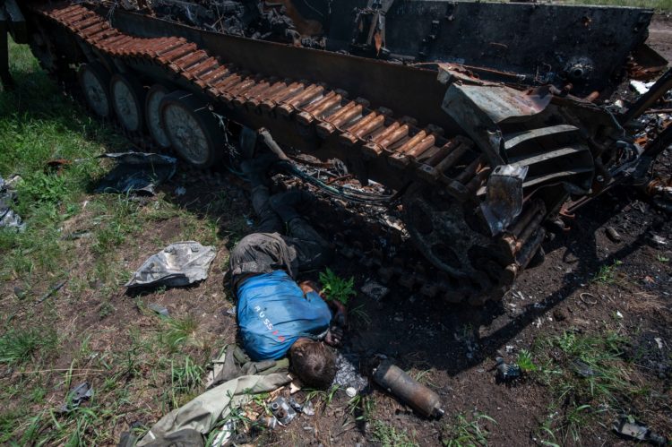 Russia Using a Meatpacking Plant in Ukraine as a Morgue as Casualties Continue to Mount