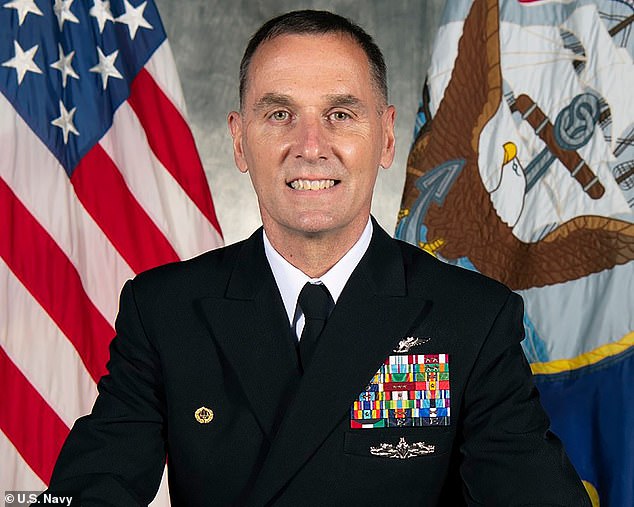 Captain Jeffry Sandin, the commanding officer for the Recruit Training Command (The Daily Mail). Source: https://www.dailymail.co.uk/news/article-10922165/One-FIVE-Navy-commanders-axed-six-days-ousted-caught-drunk-driving.html