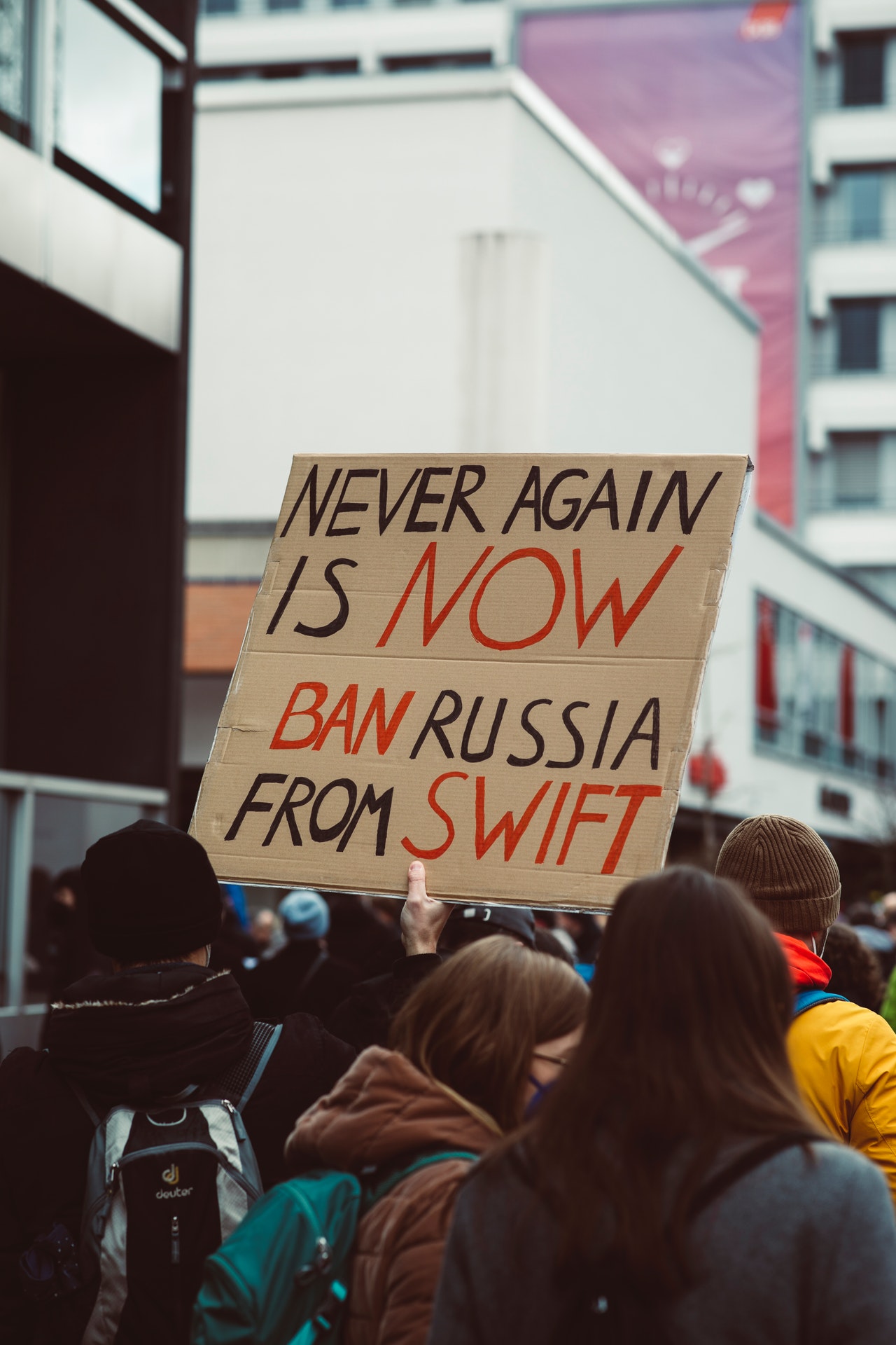 European rallies against Russian war.