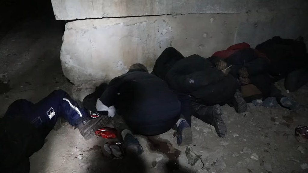 Executed Russian-supporting civilians with wrists bound in plastic restraints, in basement in Bucha. 3 April 2022 (Військове телебачення України, CC BY 3.0 <https://creativecommons.org/licenses/by/3.0>, via Wikimedia Commons). Sources: https://commons.wikimedia.org/wiki/File:Executed_people_in_basement_in_Bucha.jpg