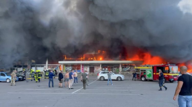 Russia Continues Attacks on Civilians, 16 Killed and 59 Wounded in Amstar Mall Attack