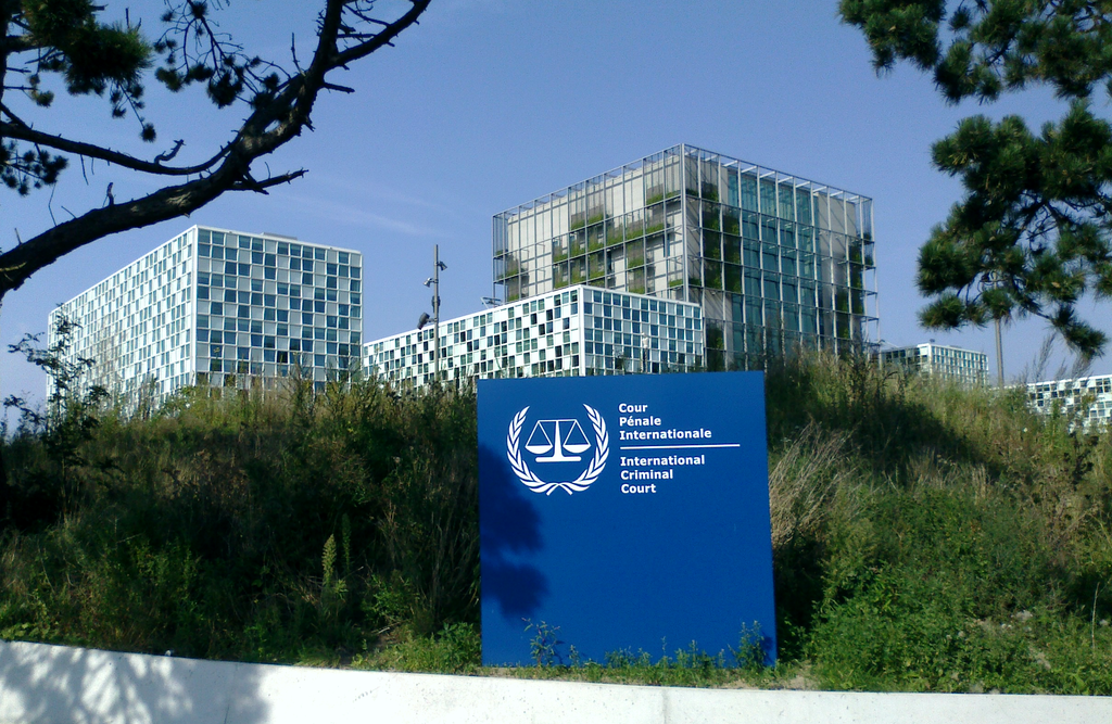 International Criminal Court, The Hague (OSeveno, CC BY-SA 4.0 , via Wikimedia Commons). Source: https://commons.wikimedia.org/wiki/File:International_Criminal_Court_building_(2016)_in_The_Hague.png