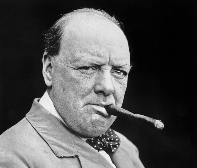 Churchill Once Had a Special Oxygen Mask So He Could Smoke While on It