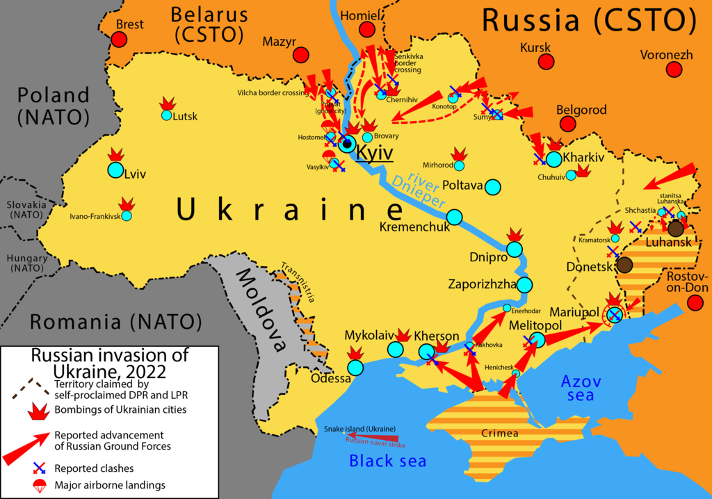 Map of War in Ukraine