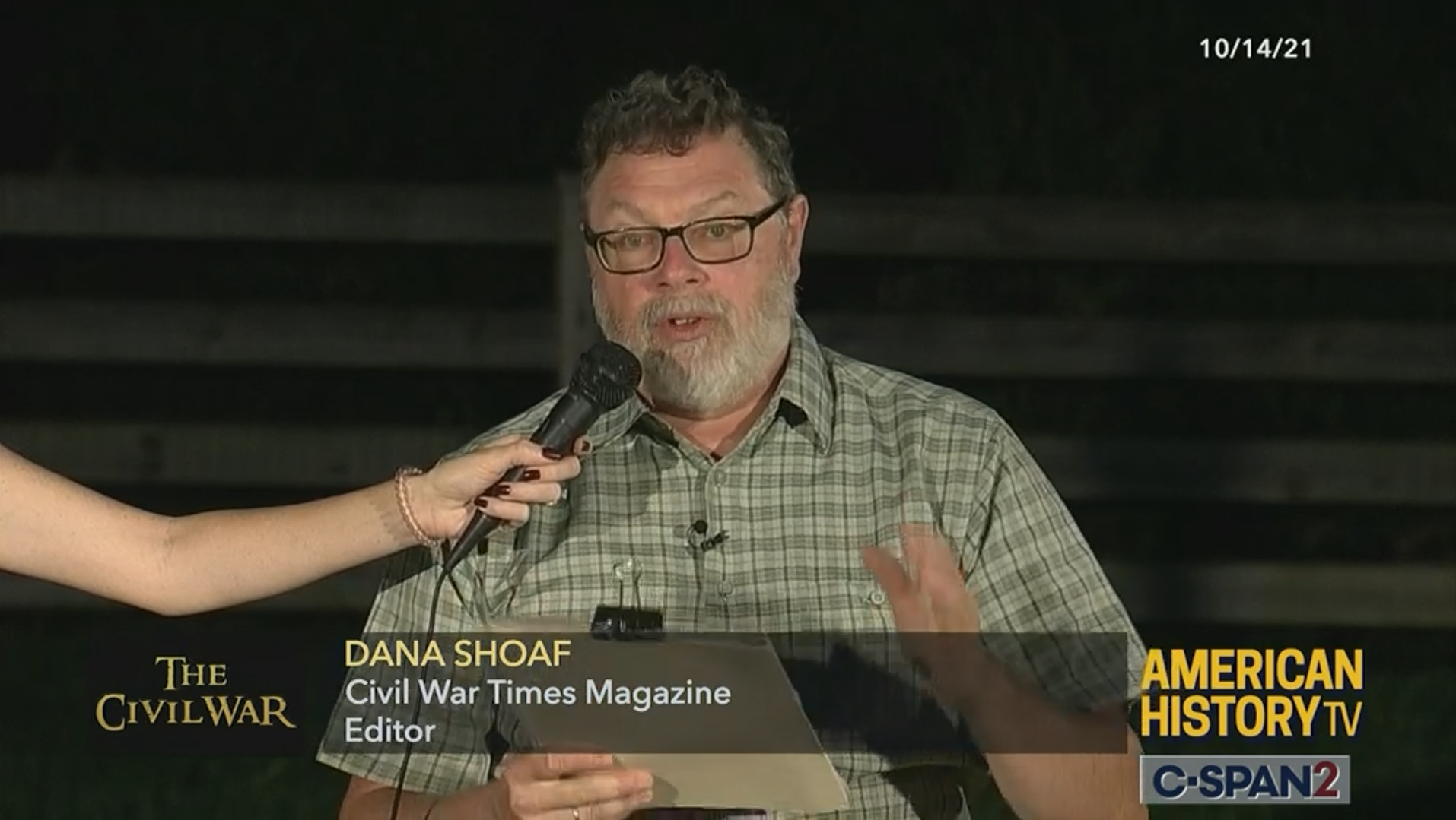Historian Dana Shoaf